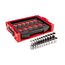 1/2" Drive Shallow and Deep 12-Point Socket Set w/ Open Top Drawer and Rack, 22-Piece (3/8"- 1")