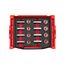 1/2" Drive Shallow and Deep 12-Point Socket Set w/ Open Top Drawer and Rack, 16-Piece (25 - 32mm)