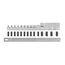 3/8", 1/2" Drive Shallow External Star Socket Set w/ Rail, 14-Piece (E4 - E24)