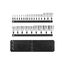 1/4", 3/8", 1/2" Drive Shallow 6-Point Socket Set w/ Rails, 26-Piece (5/32"- 1-1/2")