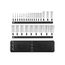 1/4", 3/8", 1/2" Drive Deep 6-Point Socket Set w/ Rails, 26-Piece (5/32"- 1-1/2")