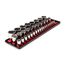1/4", 3/8", 1/2" Drive Shallow 6-Point Socket Set w/ Rails, 37-Piece (4 - 38mm)