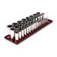 1/4", 3/8", 1/2" Drive Deep 6-Point Socket Set w/ Rails, 37-Piece (4 - 38mm)