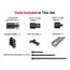 3/8" Drive Impact Extension and Accessory Set with Rail (6 Pieces)
