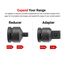 3/4" Drive Adapter/Reducer Set, 2 Pieces (Pin Detent)