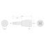 3/8" Drive x M8 Triple Square Bit Impact Socket