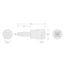 1/2" Drive x MT16 Tamper-Resistant Triple Square Impact Bit Socket