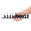 3/8" Drive Torx Impact Bit Socket Set with Rail, 10-Piece (T20 - T60)