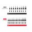 3/8" Drive Hex Impact Bit Socket Set with Rails, 22-Piece (5/32 - 9/16", 4 - 14mm)