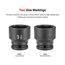 3/4" Drive x 1"-5/16" Shallow 6-Point Impact Socket