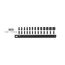 1/4" Drive 6-Point Impact Socket Set with Rail, 13-Piece (5/32-11/16")