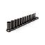 1/4" Drive Semi-Deep 6-Point Impact Socket Set w/ Rail, 13-Piece (5/32"- 11/16")