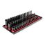 1/4" Drive Shallow, Semi-Deep, and Deep 12-Point Impact Socket Set w/ Rails and Trays, 48-Piece (4 - 17mm)