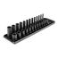1/4" Drive 6-Point Impact Socket Set with Rails and Tray, 26-Piece (5/32-11/16")