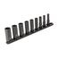 3/8" Drive Deep 6-Point Impact Socket Set with Rail, 9-Piece (5/16-3/4")