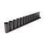 3/8" Drive Deep 6-Point Impact Socket Set with Rail, 15-Piece (1/4-1")