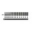 3/8" Drive Deep 6-Point Impact Socket Set with Rail, 15-Piece (1/4-1")