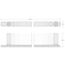 3/8" Drive Deep 6-Point Impact Socket Set with Rail, 15-Piece (1/4-1")