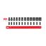3/8" Drive 12-Point Impact Socket Set with Rail, 12-Piece (8-19mm)