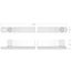 3/8" Drive 12-Point Impact Socket Set with Rail, 12-Piece (8-19mm)