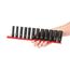 3/8" Drive Deep 12-Point Impact Socket Set with Rail, 12-Piece (8-19mm)