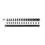 3/8" Drive 12-Point Impact Socket Set with Rail, 15-Piece (1/4-1")