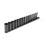 3/8" Drive Deep 12-Point Impact Socket Set with Rail, 15-Piece (1/4-1")