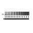3/8" Drive Deep 12-Point Impact Socket Set with Rail, 15-Piece (1/4-1")
