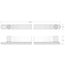 3/8" Drive 12-Point Impact Socket Set with Rail, 19-Piece (6-24mm)
