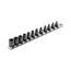 3/8" Drive External Star Impact Socket Set with Rail, 12-Piece (E4 - E20)