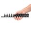 3/8" Drive External Star Impact Socket Set with Rail, 12-Piece (E4 - E20)