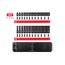 3/8" Drive 6-Point Impact Socket Set with Rails, 24-Piece (8-19mm)