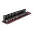 3/8" Drive 12-Point Impact Socket Set with Rails, 38-Piece (6-24mm)