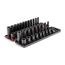 3/8" Drive 6-Point Impact Socket Set with Rails, 42-Piece (5/16-3/4", 8-19mm)