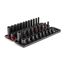 3/8" Drive 12-Point Impact Socket Set with Rails, 42-Piece (5/16-3/4", 8-19mm)