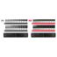 3/8" Drive 6-Point Impact Socket Set with Rails, 68-Piece (1/4-1", 6-24mm)