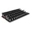 3/8" Drive Shallow, Semi-Deep, and Deep 6-Point Impact Socket Set w/ Rails and Trays, 102-Piece (1/4"- 1", 6 - 24mm)