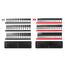 3/8" Drive Shallow, Semi-Deep, and Deep 6-Point Impact Socket Set w/ Rails and Trays, 102-Piece (1/4"- 1", 6 - 24mm)