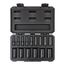 3/8" Drive Deep 6-Point Impact Socket Set with Case, 15-Piece (1/4-1")