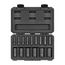 3/8" Drive Deep 12-Point Impact Socket Set, 15-Piece (1/4 - 1")