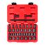 3/8" Drive 6-Point Impact Socket Set, 37-Piece (1/4-1", 6-24mm)