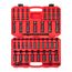 3/8" Drive 6-Point Impact Socket Set, 72-Piece (1/4-1", 6-24mm)