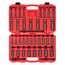 3/8" Drive 12-Point Impact Socket Set, 72-Piece (1/4 - 1", 6 - 24mm)