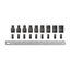 1/2" Drive External Star Impact Socket Set with Rail, 9-Piece (E10-E24)