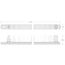 1/2" Drive External Star Impact Socket Set with Rail, 9-Piece (E10-E24)