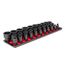 1/2" Drive 6-Point Impact Socket Set with Rails, 31-Piece (8-38mm)