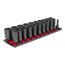 1/2" Drive Deep 6-Point Impact Socket Set with Rails, 31-Piece (8-38mm)