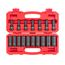 1/2" Drive Deep 6-Point Impact Socket Set, 17-Piece (8-24mm)