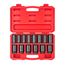 1/2" Drive Deep 6-Point Impact Socket Set, 14-Piece (25-38mm)