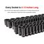 3/4" Drive Deep 6-Point Impact Socket Set, 21-Piece (3/4"- 2")